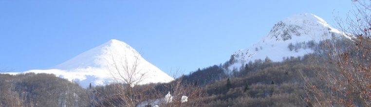 Le Puy Griou et le Griounou en hiver