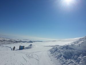 Les sommets du plomb du Cantal à ski